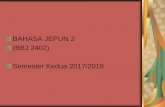 BAHASA JEPUN 2 (BBJ 2402) Semester Kedua 2017/2018vodppl.upm.edu.my/uploads/docs/NOTA TUGASAN DAN PEPERIKSAAN BBJ2402... · TUGASAN TUGASAN MENULIS Buat salinan foto lembar “Latihan