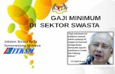 GAJI MINIMUM DI SEKTOR SWASTA - Winner of HR Minister ... · gaji pokok termasuk sebarang tunggakan gaji pokok dan bayaran-bayaran lain. Penalti kesalahan pertama •Hukuman denda
