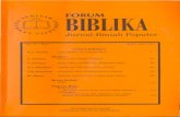 FORUM BIBLII(A - karyailmiah.sttjakarta.ac.idkaryailmiah.sttjakarta.ac.id/wp-content/uploads/_mediavault/2014/... · bertanya apakah "Alkitab: Sumber Etika Lingkungan Hidup?". ...