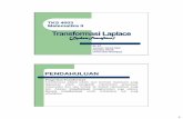 Transformasi Laplace - zacoeb.lecture.ub.ac.idzacoeb.lecture.ub.ac.id/files/2015/04/27-Transformasi-Laplace.pdf · 3 Gambar 2. Penggunaan transformasi Laplace dan inversenya Rumus