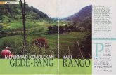 fileSebagai tahap awal, dari empat panduan jalur, Intisari memilih Jalur Bl Ciawi, Nangleng 7,5 ... Pada 1997, gagasan membuat seri peta ja- lur kakigunung ini disambut sejumlah alumnus
