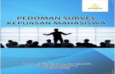 PEDOMAN SURVEY KEPUASAN MAHASISWA - …iainpurwokerto.ac.id/wp-content/uploads/2018/11/57.PEDOMAN-RISET... · H. Unsur Berdasarkan prinsip pelayanan sebagaimana telah ... 3. Kejelasan