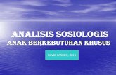 ANALISIS SOSIOLOGIS - Ravik Karsidi Blog - KITA akan ...ravik.staff.uns.ac.id/.../06/MATERI-KULIAH-ANALISIS-SOSIOLOGIS-ANAK... · •Contoh: Menepuk bahu murid oleh guru = “motivasi”