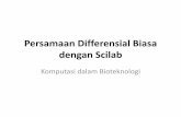 Persamaan Differensial Biasa dengan Scilabmasud.lecture.ub.ac.id/files/2018/05/Persamaan-Differensial-Biasa... · •PDB Orde 3 : turunan ketiga ... Persamaan Differensial yang memiliki