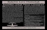 Buletin La™o Hamutuk · Kronologi Keadilan dan Pertanggungjawaban... 14 Rangkuman Laporan Seminar Pengadilan ... ketika Indonesia melancarkan agresi terhadap Timor Portugis dan