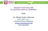 WASATIYYAH DALAM AL-QURAN DAN AL … di dalam al-Quran sebanyak enam kali. Selain itu, ia berasal dari perkataan “al-Wasat ” yang bermaksud di tengah ( قيرطلا طسو) atau