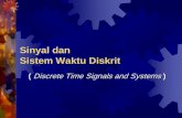 SINYAL WAKTU KONTINYU - staffnew.uny.ac.idstaffnew.uny.ac.id/.../pendidikan/Sinyal+dan+Sistem+W+diskrit_0.pdf · Sinyal dan Sistem Waktu Diskrit ( Discrete Time Signals and Systems)