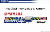 Regulasi Pembalap & Umum - yamaharacingindonesia.co.id fileDan pembalap yang berusia diatas 30 tahun serta sudah tidak aktif dalam ... Shock breaker Free (front) YSR COM B Specification
