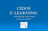 CIDOS E-LEARNING - wsuzana.files.wordpress.com · CIDOS E-LEARNING Akses ke CIDOS E-Learning melalui : 1. atau 2. laman web pmm (e-perkhidmatan CIDOS E-Learning) USER LOG INUSER LOG