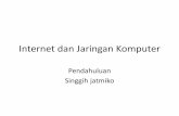 Internet dan Jaringan Komputer - Gunadarma Universitysinggih.staff.gunadarma.ac.id/Downloads/files/34812/Introduksi.pdf · –Communication links (mis. fiber cable, radio) ... •