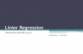 Linier Regression - ledhyane.lecture.ub.ac.idledhyane.lecture.ub.ac.id/files/2012/11/Regresi.pdf · TIK (TUJUAN INSTRUKSIONAL KHUSUS) ... (scatter diagram) yang menggambarkan titik-titik
