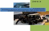 PANDUAN Kontes Robot Pemadam Api Indonesia (KRPAI) …maulana.lecture.ub.ac.id/files/2012/10/Panduan-KRPAI-2013.pdf · Untuk Divisi Beroda dan Berkaki, sistem pertandingan mengacu