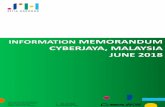 INFORMATION MEMORANDUM CYBERJAYA, …€¢ Cyberjaya University College of Medical Sciences • Malaysia Automotive Institute • ELC International School • Smart School (Cyberjaya