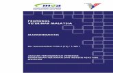 PROTOKOL VETERINAR MALAYSIA - dvs.gov.my download images/560cae1090856.pdf · berdasarkan hasil keputusan dari kajian penyelidikan yang telah diterbitkan pada tahun 1999 (Angen O,