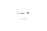 Belajar PDE - WordPress.com · 03/04/2012 · Step : Let [s Solve PDE Both side right now at their own ^house. But wait, both equation want to declare themselves as equal to some
