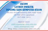 CSC399 LATIHAN PRAKTIK DIPLOMA SAINS KOMPUTER … TAKLIMAT1... · 2014-02-06 · –Transkrip akademik yang lepas