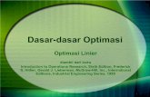 Dasar-dasar Optimasi - IrDarmadiMM's Blog · formulasi lengkap • max z = 1000 (x 1+x ... lp optimum found at step 0 objective function value 1) 633333.3 variable value reduced cost