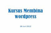 Kursus Membina wordpress fileSEJARAH KAMI Recent Posts Entries RSS Comments RSS org JUNE 2012 Comments PROGRAM KEM BINA URI-JS KOMPUTER '0:24 pm admin 12 Mei 2012 (Selasa) — Prorgrarn