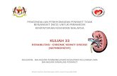 Rehabilitasi – Dialisisjknj.jknj.moh.gov.my/ncd/latihanpengurusan/kuliah/Kuliah 33 -CKD.pdf · - hemodialisis •Pemindahan buah ... Indikasi untuk ultrasound •A rapid deterioration