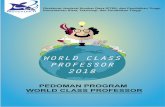 WORLD CLASS PROFESSOR 2018 - … fileUnggulan Dosen Indonesia (BUDI) khususnya untuk pendidikan S3 baik di dalam maupun di luar negeri, SAME (Scheme for Academic Mobility and Exchange),