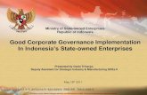 Good Corporate Governance Implementation - oecd.org · Good Corporate Governance Implementation In Indonesia’s State-owned Enterprises ... BRI BNI BTN Gresik Group Kupang Baturaja