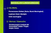 Pemanasan Global (Suhu Bumi Meningkat) Lapisan Ozon …file.upi.edu/Direktori/FPMIPA/JUR._PEND._BIOLOGI/195408281986122... · Sumber Pemanasan Global di Indonesia Indonesiajuga menjadi