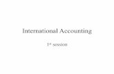 Sesi1 International Accounting 2015 Mengapa Anda perlu belajar Akuntansi Internasional? Standar Internasional? Setiap negara memiliki perbedaan peraturan perpajakan, lingkungan, agama,budaya?