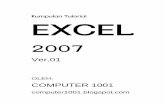 Kumpulan Tutorial EXCEL - hemmm1.files.wordpress.com · 5.2 Cara Membuat Header/Footer Dengan Menggunakan Page Layout View di Excel 2007 ... Klik tombol Zoom Out untuk memperkecil