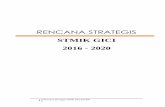 RENCANA STRATEGIS - stmikgici.ac.id · termasuk pendidikan tinggi, sesuai dengan minat dan bakat yang dimilikinya ... penopang bisnis yang sangat strategis bagi kemajuan dan eksistensi