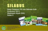 KATA PENGANTAR - MAN 4 Jakarta | Madrasah Aliyah Negeri 4 …man4jkt.kemenag.go.id/.../2014/08/file_K13_silabusMA.pdf · 2015-10-30 · 1 SILABUS PEMBELAJARAN Satuan Pendidikan :