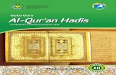 Buku Guru Al-Qur an Hadis - agpaiidki.files.wordpress.com · Buku MI (kelas 3 dan 6), MTs (kelas 9) dan MA (kelas 12) adalah edisi terakhir dari serangkaian proses penyediaan buku