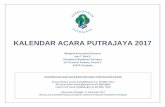 KALENDAR ACARA PUTRAJAYA 2017 - ppj.gov.my September 2017 Putrajaya... · Fun Walk 2017 Sempena Sambutan Hari Kanser Sedunia ... Majlis Berbuka Puasa Anak-Anak ... Doa Untuk Malaysia