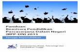 Panduan Beasiswa Pendidikan Pascasarjana Dalam Negeri (BPP ...pasca.unhas.ac.id/dirlist/dokumen/tendik.pdf · 2013 97 - 97 2014 78 ‘- 78 Total 327 0 327 3.3 PERSYARATAN CALON PENERIMA