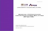 MANUAL PERNIAGAAN UNIVERSITI SAINS MALAYSIA …bursary.usm.my/pKewangan/files/MANUAL(GOVERNAN)/MG... · 2019-01-11 · MANUAL PERNIAGAAN UNIVERSITI SAINS MALAYSIA (MP@USM) JABATAN
