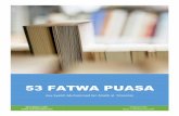 53 FATWA PUASA - estumiyarso.blogs.uny.ac.idestumiyarso.blogs.uny.ac.id/wp-content/uploads/sites/15751/2018/05/...Dan kaum muslimin bersepakat bahwasanya puasa ramadhan hukumnya wajib,