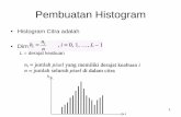 Pembuatan Histogram - Official Site of Bertalya - …bertalya.staff.gunadarma.ac.id/.../files/16166/histogram.pdf19 Spesifikasi Histogram • Secara matematis – T & G ~ Transformasi