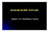 DASAR ILMU TA AHdasarilmutanah.lecture.ub.ac.id/files/2011/09/DIT-10-Klasifikasi-Tanah-Compatibility... · Klasifikasi Tanah di Indonesia Sejak th 1988 hanya gunakan sistem Taksonomi