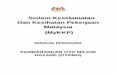 Sistem Keselamatan Dan Kesihatan Pekerjaan Malaysia (MyKKP)mykkp.dosh.gov.my/manual/OYKMH/OYKMH(R).pdf · Langkah: 12 . 1. Medan bag imeas ukkan akl at k l ayakan kad ik kan d parkan