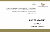 (SJKC) - gurubesar.my · tahun empat kementerian pendidikan malaysia matematik (sjkc) kurikulum standard sekolah rendah dokumen standard kurikulum dan pentaksiran ... 6 • 以分析较小