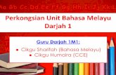 Perkongsian Unit Bahasa Melayu Darjah 1 P1 Parents... · Sepanjang Tahun • Setiap Selasa jam 2.30ptg –3.30ptg • Murid Dj 1 & Dj 2 yang perlu bimbingan membaca dan bertutur dalam