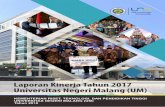 Laporan Kinerja Tahun 2017 Universitas Negeri Malang (UM) · 2019-05-18 · Laporan Kinerja UM tahun 2017 ini disusun berpedoman pada manajemen yang ... disajikan juga meliputi analisis
