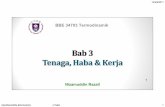 Bab 3 Tenaga, Haba & Kerjaauthor.uthm.edu.my/uthm/www/content/lessons/26/Slaid... · 2011-12-29 · 12/29/2011 NIZAMUDDIN BIN RAZALI UTHM 1 BBE 34703 Termodinamik Bab 3 Tenaga, Haba