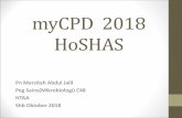 myCPD 2018 HoSHAShoshas.moh.gov.my/hoshasv4/attachments/article/69... · iii. Kertas kerja saintifik ialah laporan bertulis menerangkan hasil kajian mengikut format penulisan, etika