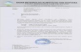  · BADAN METEOROLOGI KLIMATOLOGI DAN ... Kepala Stasiun Meteorologi Kelas Ill Perak I - Surabaya ... Kepala Seksi Data dan Informasi Stasiun Klimatologi Kelas I ...