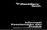 BlackBerry Torch 9800 Smartphone - Informasi Keselamatan dan … Torch 9800/2012... · pengisian daya dari saluran listrik atau stopkontak listrik. Lindungi kabel listriknya agar