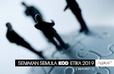SEMAKAN SEMULA KOD ETIKA 2019 - applus.com Ethics Bahasa Melayu.pdf · Profesional adalah semua pekerja dan orang lain yang menyediakan perkhidmatan kepada Applus+, tanpa mengira