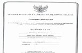 Akta Notaris No 60.pdf · atas dan berdasarkan kekuasaan yang diberkan Rapat OJmum - ... Sarjana Hukum, Nataris di Jakarta, tanggal dua puluh sembilan ... (delapan puluh empat koma