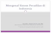 Mengenal Sistem Peradilan di Indonesia - referensi.elsam.or.id · Mahkamah Agung dan badan peradilan di bawahnya dalam ... Ratifikasi konvensi Internasional ... Beracara dikenakan