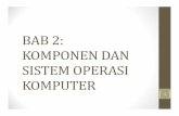 BAB 2: KOMPONEN DAN SISTEM OPERASI KOMPUTERvodppl.upm.edu.my/uploads/docs/BAB 2.pdf · komputer •Mengenalpasti beberapa sistem pengoperasian komputer 2. KOMPONEN KOMPUTER • Komputer