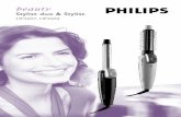 Stylist duo & Stylist - Philips · mengembangkan rambut anda. Jauhkan berus daripada tersangkut pada rambut dengan cara berikut: - Jangan himpunkan terlalu banyak rambut dalam satu